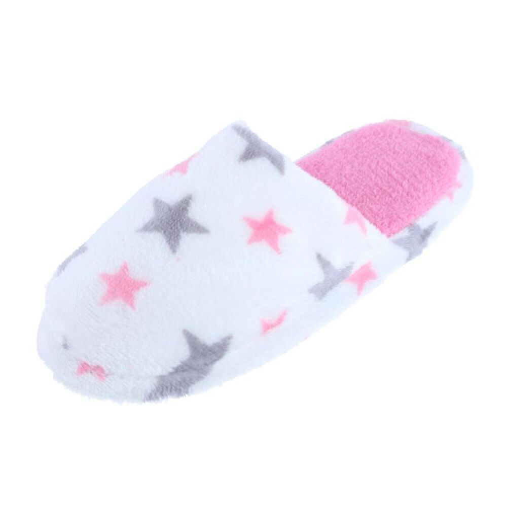 CTM Girl's Night Star Slip On Slippers